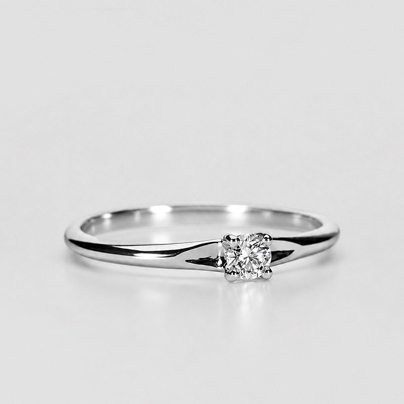 Inel din aur solitaire cu diamant Atria - Image 5