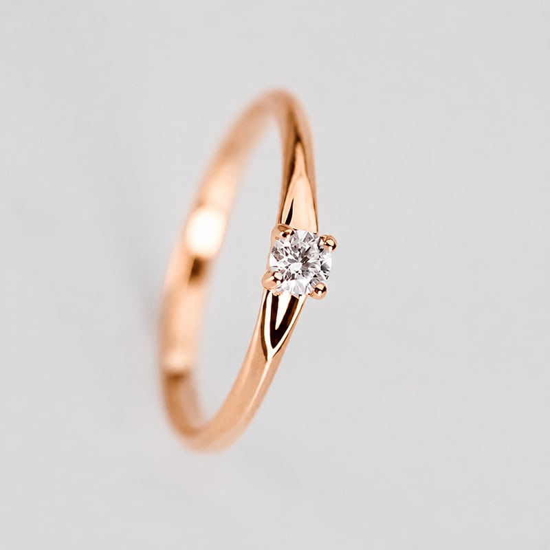 Inel din aur solitaire cu diamant Atria - Image 7
